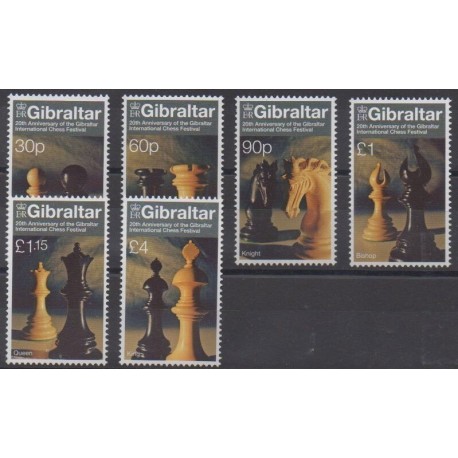Gibraltar - 2022 - Nb 2050/2055 - Chess