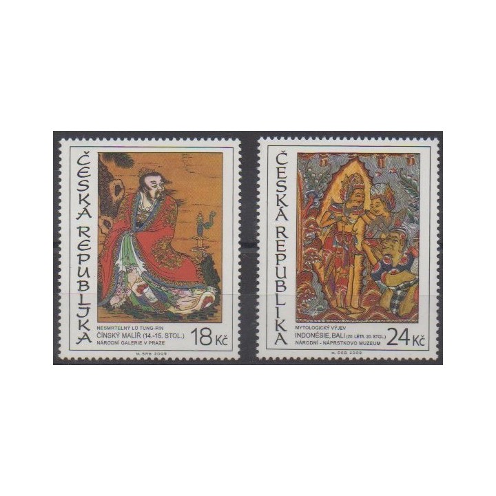 Buy this set of stamps of Republic Czech of the year 2009 (Nb 529/530).