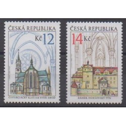 Czech (Republic) - 2009 - Nb 533/534 - Churches