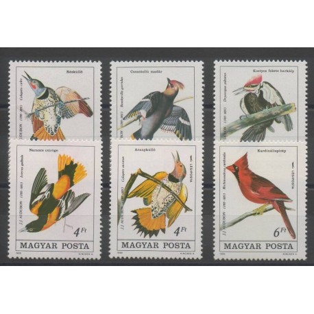 Hongrie - 1985 - No 2984/2987 - PA 457/PA 458 - oiseaux