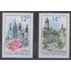 Tchèque (République) - 2010 - No 566/567 - Sites