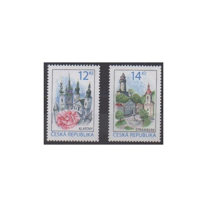 Acheter cette série de timbres de la République Tchèque, de l'année 2010 (No 566/567).