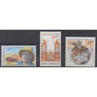 Acheter cette série de timbres de la République Tchèque, de l'année 2011 (No 614/616).