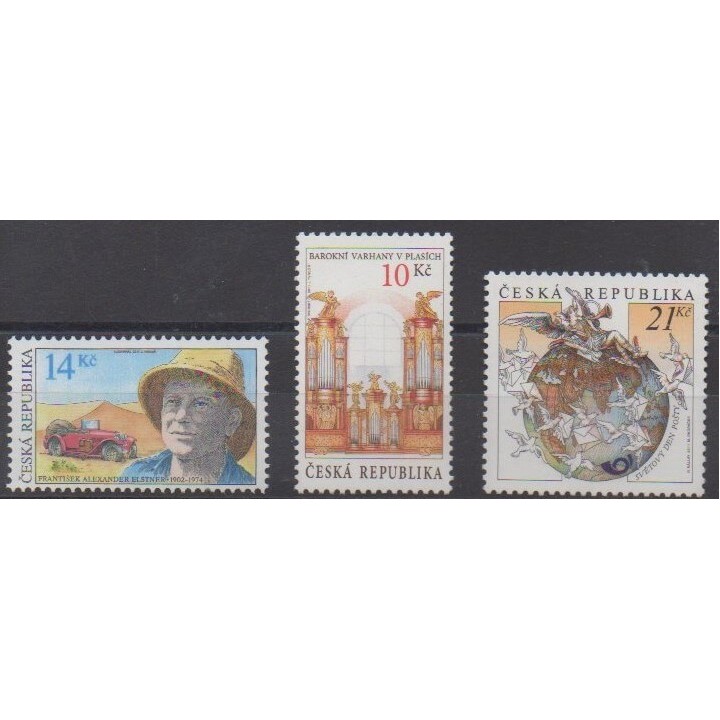Acheter cette série de timbres de la République Tchèque, de l'année 2011 (No 614/616).