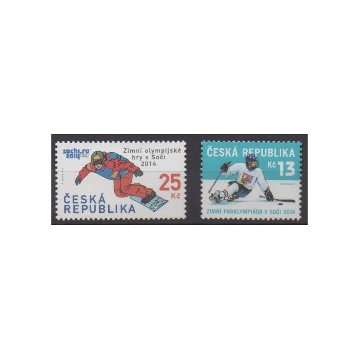Buy this set of stamps of Republic Czech of the year 2014 (Nb 729/730).