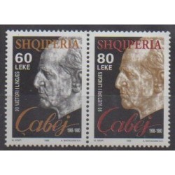 Albanie - 1998 - No 2422/2423 - Célébrités