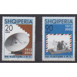 Albanie - 2002 - No 2654/2655 - Service postal