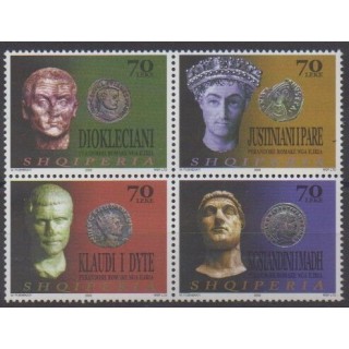 Acheter cette série de timbres d'Albanie de l'année 2003 (No 2680/2683).