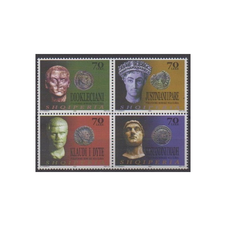 Buy this set of stamps of Albania of the year 2003 (Nb 2680/2683).