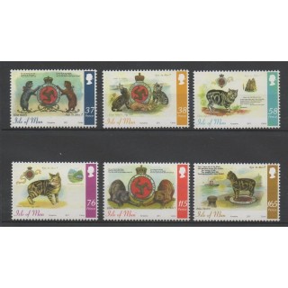 Timbres - Man (Ile de) - 2011 - No 1724/1729 - chats