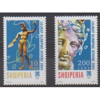 Buy this set of stamps of Albania of the year 2004 (Nb 2705/2706).