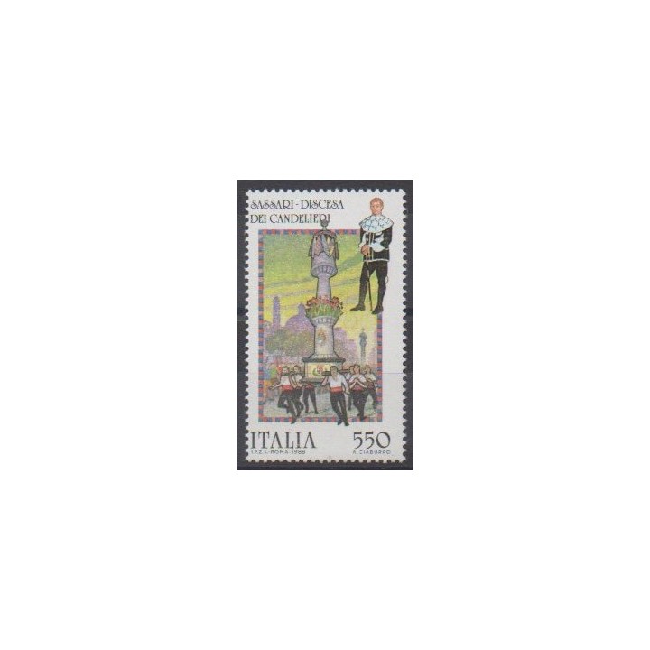 Acheter ce timbre d'Italie de l'année 1988 (No 1789).