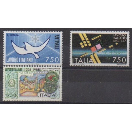 Italy - 1988 - Nb 1795/1797