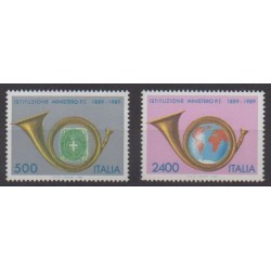 Italy - 1989 - Nb 1820/1821