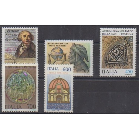 Italy - 1990 - Nb 1884/1888