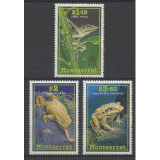 Timbres - Montserrat - 1991 - No 768/770 - animaux