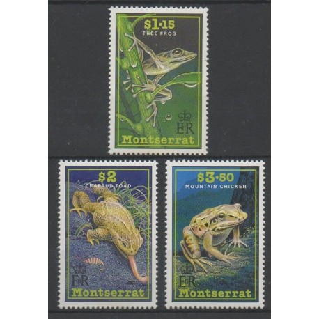 Montserrat - 1991 - Nb 768/770 - various animals