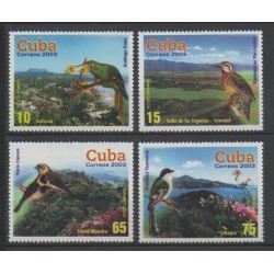 Cub. - 2003 - No 4111/4114 - oiseaux