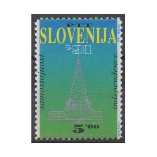Buy this stamp of Slovenia of the year 1991 (Nb 1).