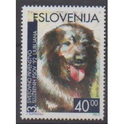 Slovenia - 1992 - Nb 28A - Dogs