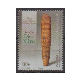 Buy this stamp of Polynesia of the year 2022 (To'o du Dieu 'Oro).