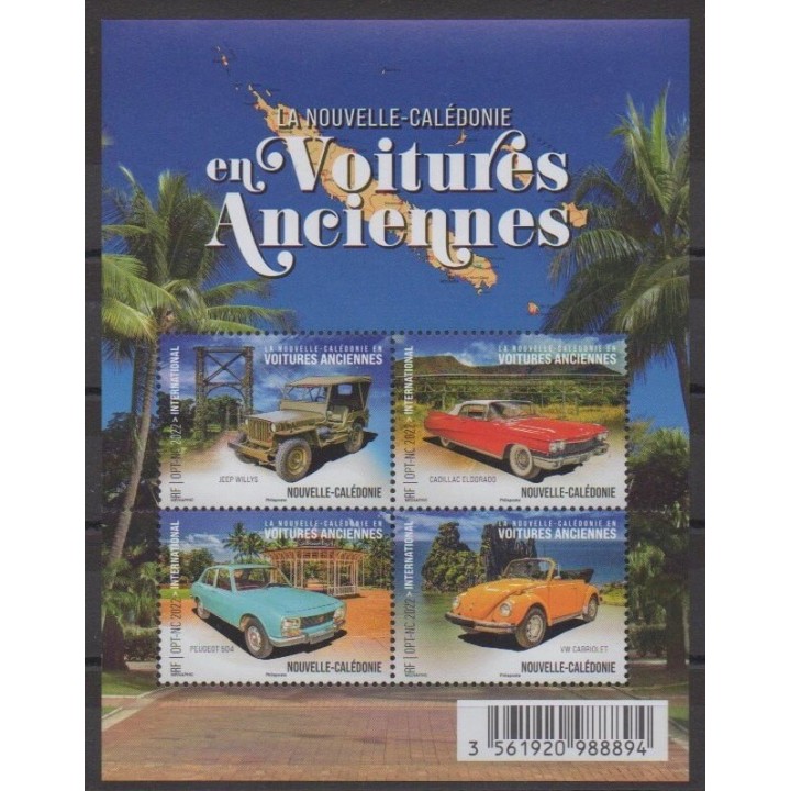 Acheter cette série de timbres de Nouvelle-Calédonie de l'année 2022 (No 1426/1429).