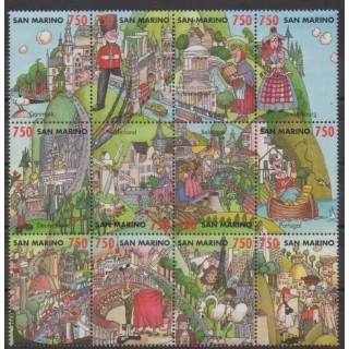 Acheter cette série de timbres de Saint-Marin de l'année 1993 (No 1332/1343).