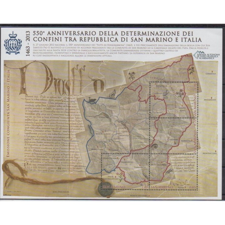 Buy this souvenir sheet  of San Marino of the year 2013 (Nb F2350).