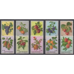 San Marino - 1973 - Nb 837/846 - Fruits or vegetables