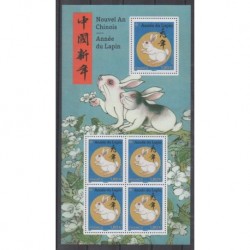 France - Blocks and sheets - 2023 - Année du lapin - 1.80€ - Horoscope