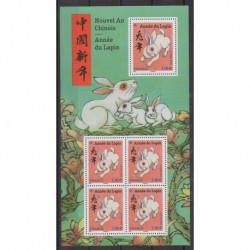 France - Blocks and sheets - 2023 - Année du lapin - 1.16€ - Horoscope
