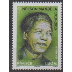 France - Poste - 2023 - Nelson Mandela - Celebrities
