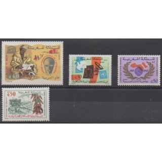 Acheter cette série de timbres du Maroc de l'année 1970 (No 608/611).