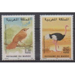 Maroc - 1998 - No 1229/1230 - Oiseaux