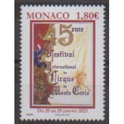 Monaco - 2023 - Nb 3368 - Circus or magic