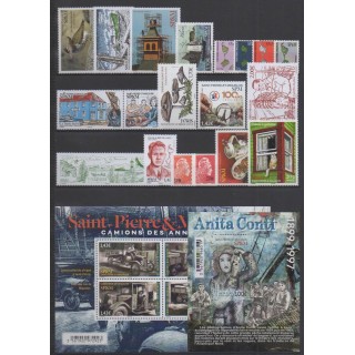 Buy the stamps and the 2 souvenir sheets of Saint-Pierre et Miquelon of the year 2022 (Nb 1277/1300).