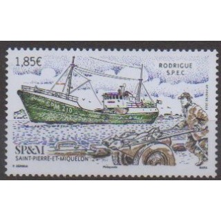 Buy this stamp of Saint-Pierre et Miquelon of the year 2023 (Rodrigue SPEC).