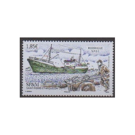 Saint-Pierre and Miquelon - 2023 - Nb 1302 - Boats
