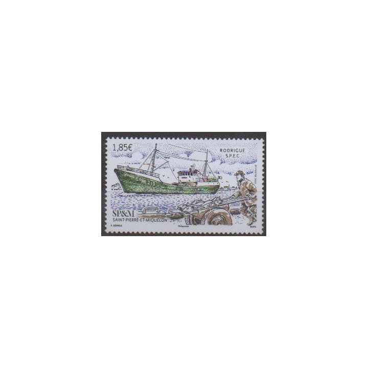 Acheter ce timbre de Saint-Pierre et Miquelon de l'année 2023 (Rodrigue SPEC).