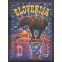 Slovénie - 2002 - No 368 - Cirque ou magie - Europa