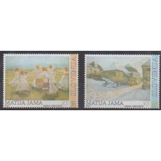 Acheter cette série de timbres de Slovénie de l'année 2002 (No 373/374).