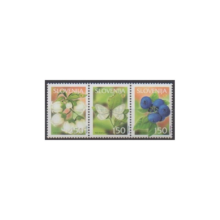 Acheter cette série de timbres de Slovénie de l'année 2002 (No 370/372).