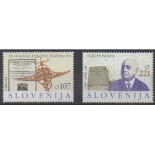 Buy this set of stamps of Slovenia of the year 2003 (Nb 381/382).
