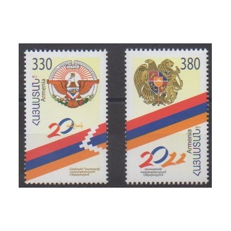 Armenia - 2011 - Nb 665/666 - Various Historics Themes