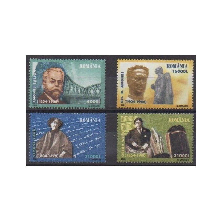 Acheter cette série de timbres de Roumanie de l'année 2004 (No 4889/4892).