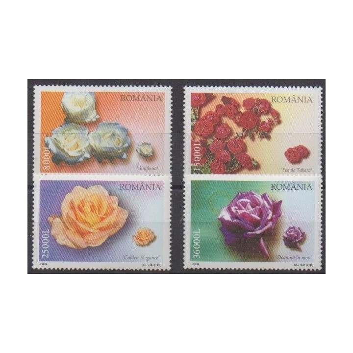 Acheter cette série de timbres de Roumanie de l'année 2004 (No 4924/4927).