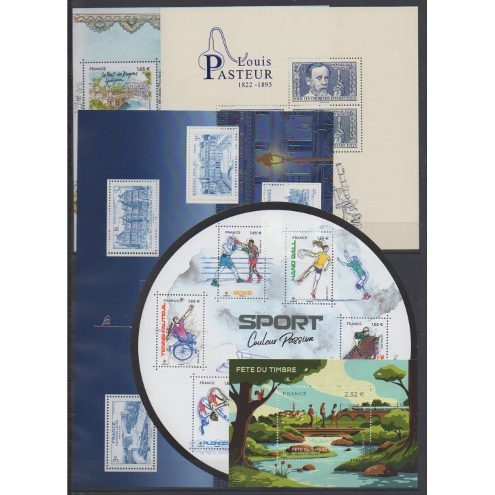 Buy the stamps of France of the year 2022 (Nb 5545/5642 - BF153 - C1530/C1531 - S182/S183 - PA92).