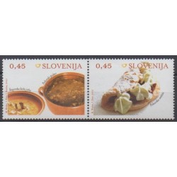 Slovenia - 2007 - Nb 600/601 - Gastronomy