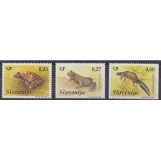 Buy this set of stamps of Slovenia of the year 2008 (Nb 622/624).