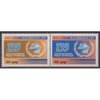 Buy this set of stamps of Azerbaijan of the year 2009 (Nb 662/663).